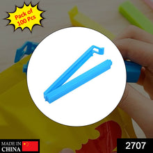 2707 100 Pc Food Sealing Clip used in all kinds of household and official kitchen places for sealing and covering packed food stuff and items. DeoDap