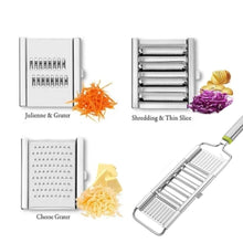 2598 Multipurpose 3 in1 Stainless Steel Grater and Slicer DeoDap