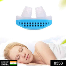 353 - 2 in 1 Anti Snoring and Air Purifier Nose Clip for Prevent Snoring and Comfortable Sleep DeoDap