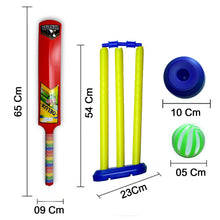 8014 Plastic Cricket Set with Stump,Ball and Bat Kit DeoDap