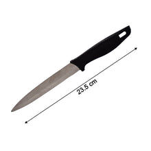 2392 Stainless Steel knife and Kitchen Knife with Black Grip Handle (23.5 Cm) DeoDap