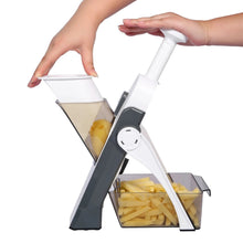 2803A MULTI FUNCTIONAL TIME SAVING ADJUSTABLE HAND PRESS VEGETABLES CHOPPER DeoDap