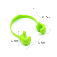 6132 4 Pc Hand Shape Mobile Stand used in all kinds of places including household and offices as a mobile supporting stand. DeoDap