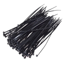 3138 4Inch Nylon Self Locking Cable Ties, Heavy Duty Strong Zip Wire Tie. Pack of 100pc - Black Amd-Deodap