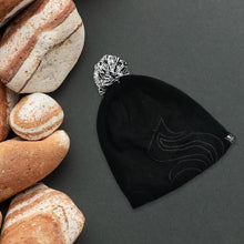 6341 Men's and Women's Skull Slouchy Winter Woolen Knitted Black Inside Fur Beanie Cap. DeoDap