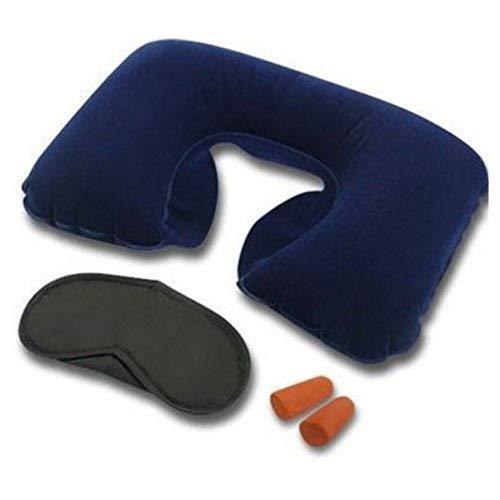 505 -3-in-1 Air Travel Kit with Pillow, Ear Buds & Eye Mask P&C New fashion style store WITH BZ LOGO