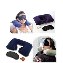 505 -3-in-1 Air Travel Kit with Pillow, Ear Buds & Eye Mask P&C New fashion style store WITH BZ LOGO
