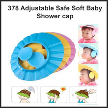 0378 Adjustable Safe Soft Baby Shower cap P&C New fashion style store